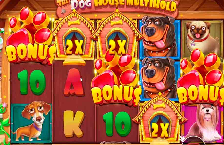 The Dog House геймплей - игровой процесс слота